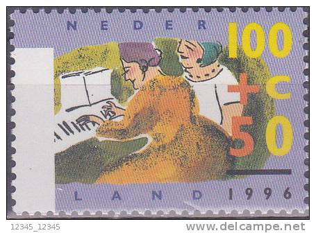 Nederland 1996 Postfris MNH Ouderenzegel Plaatfout 1675 PM - Errors & Oddities