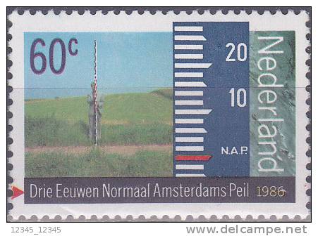 Nederland 1986 Postfris MNH N.A.P. Plaatfout 1346 PM2 - Variétés Et Curiosités