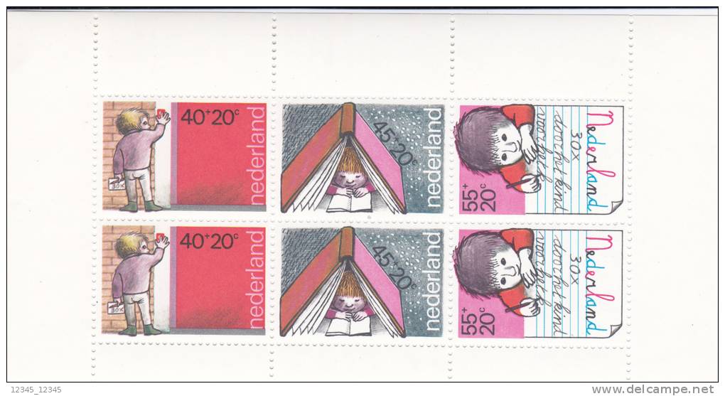 Nederland 1978 Postfris MNH Kinderblok Plaatfout 1171 PM2 - Errors & Oddities
