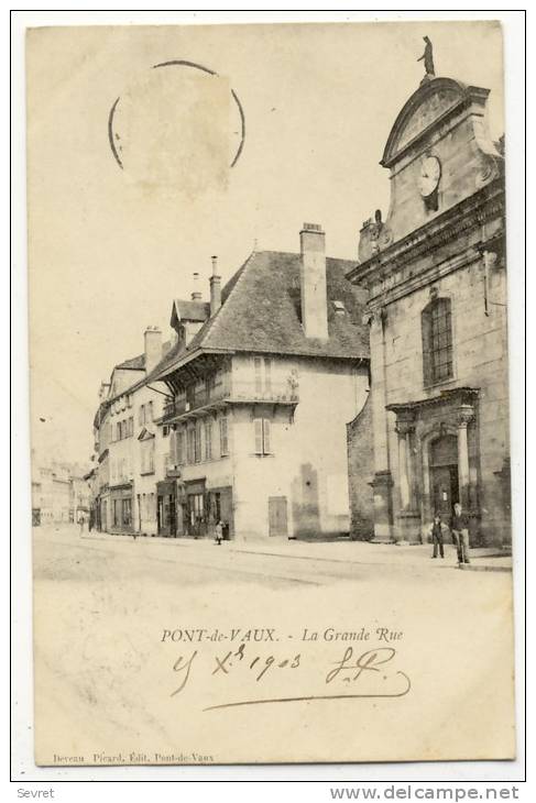 01 - PONT De VAUX. -  La Grande Rue. - Pont-de-Vaux