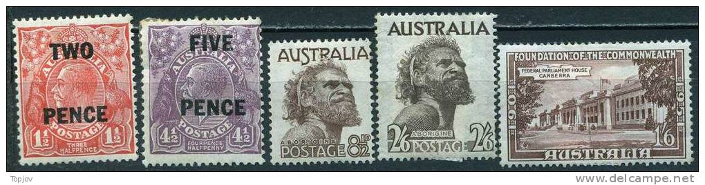 AUSTRALIA  - LOT - GEORGE  VI - MLH - Ungebraucht