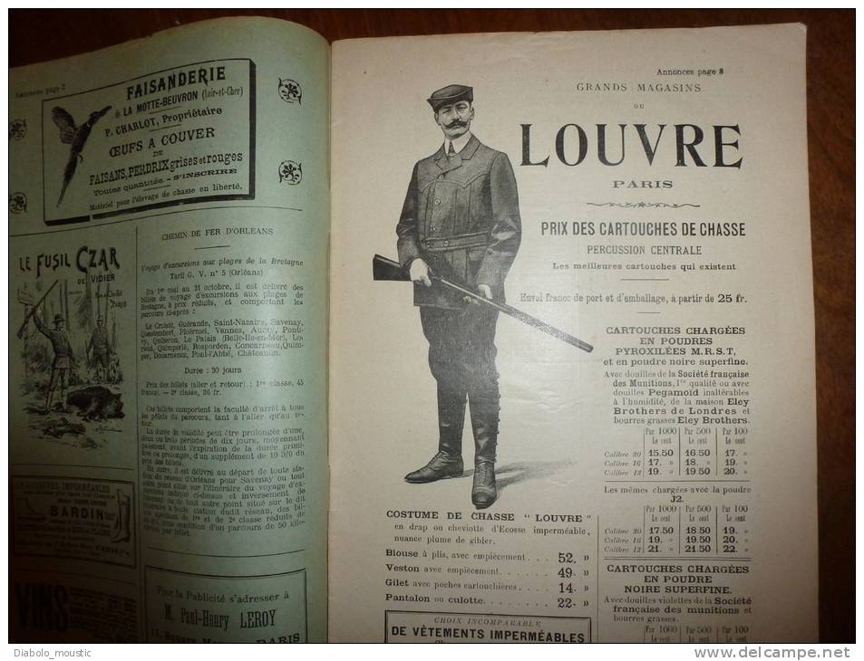 Juillet 1905  (CHASSE)   Saint-Hubert-Club    Revue Du Chasseur Sachant Chasser Sans Son Chien...........et Avec - Other & Unclassified