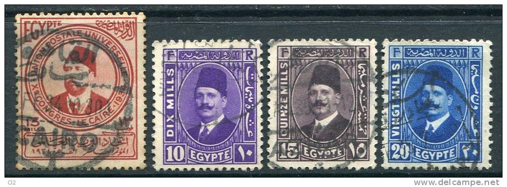 EGYPTE - Y&T 162, 169 à 171 - Used Stamps