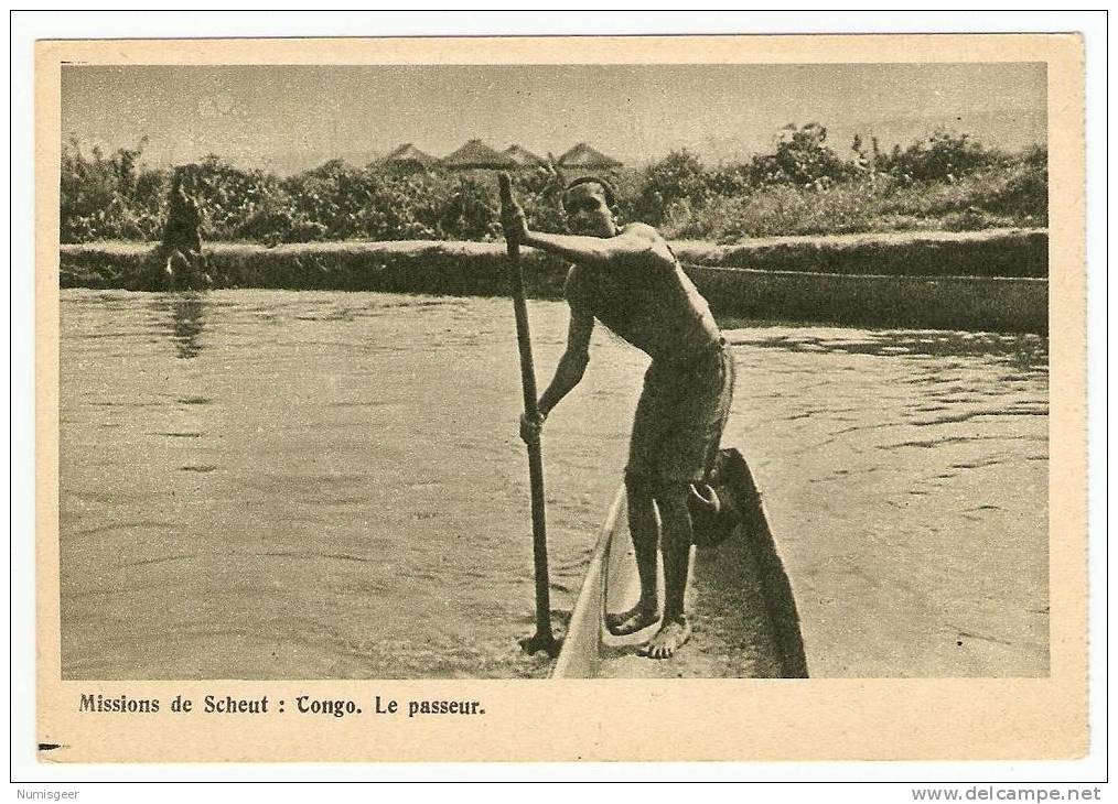 Missions De Scheut : CONGO  ---   Le  Passeur - Congo Belge