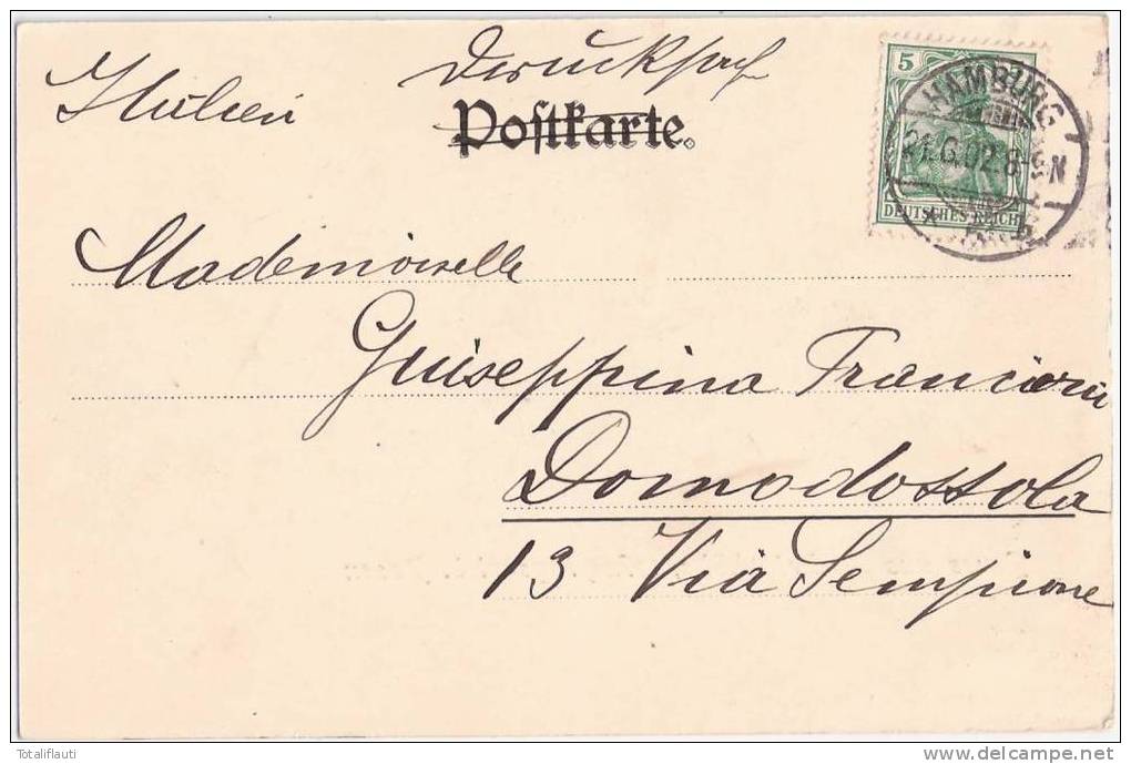 Gruss Aus Ludwigshöhe Bei Posen Belebt 21.6.1902 Gelaufen Als Drucksache - Posen