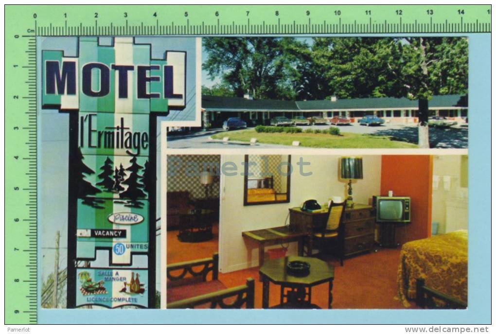 Sherbrooke Quebec( Multivues Motel L´Ermitage ) 2 Scans - Sherbrooke