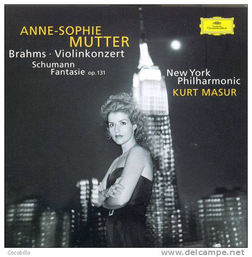 Anne-Sophie Mutter - New York Philharmonic - Kurt Masur  ( Brahms : Violinkonzert - Schumann : Fantaisie OP.131 ) - Classical