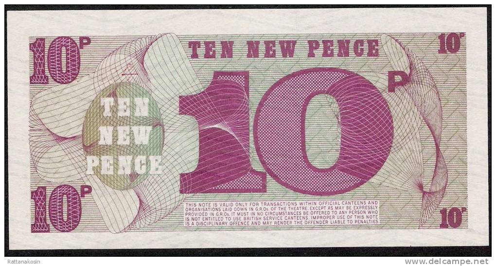 GREAT BRITAIN  PM48 10 NEW PENCE     1972    UNC. - British Troepen & Speciale Documenten