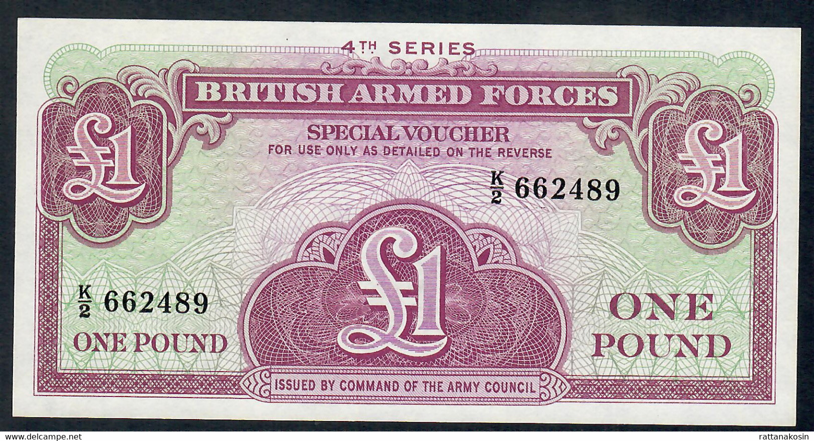 GREAT BRITAIN  PM36a 1 POUND     1962   UNC. - Fuerzas Armadas Británicas & Recibos Especiales