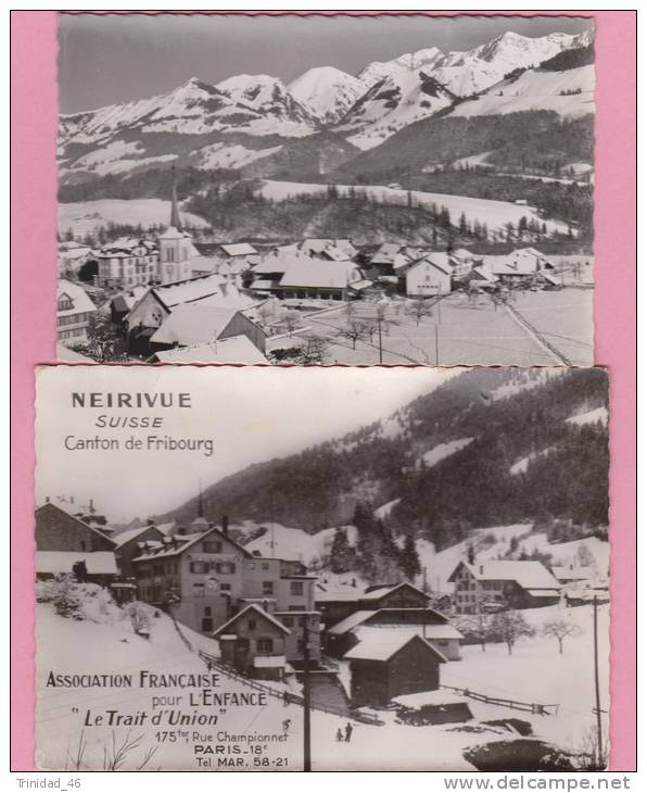 NEIRIVUE  ( LOT DE 2 CARTES ) - Neirivue