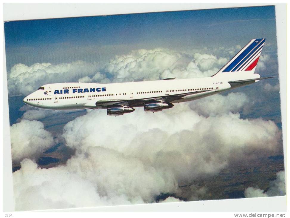 Themes Transports Aviation Avions  BOEING 747 AIR FRANCE - 1946-....: Moderne