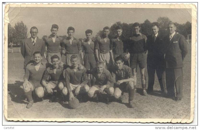 ST.JOOST TEN NODE-ST.JOSSE- SAISON 1952-1953-CARTE-PHOTO-EQU IPE DE FOOTBAL-VOYEZ 2 SCANS - St-Joost-ten-Node - St-Josse-ten-Noode