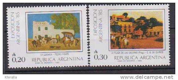 ARGENTINE        1985          N°  1481 / 1482                     COTE     2.75     EUROS          ( A113 ) - Neufs