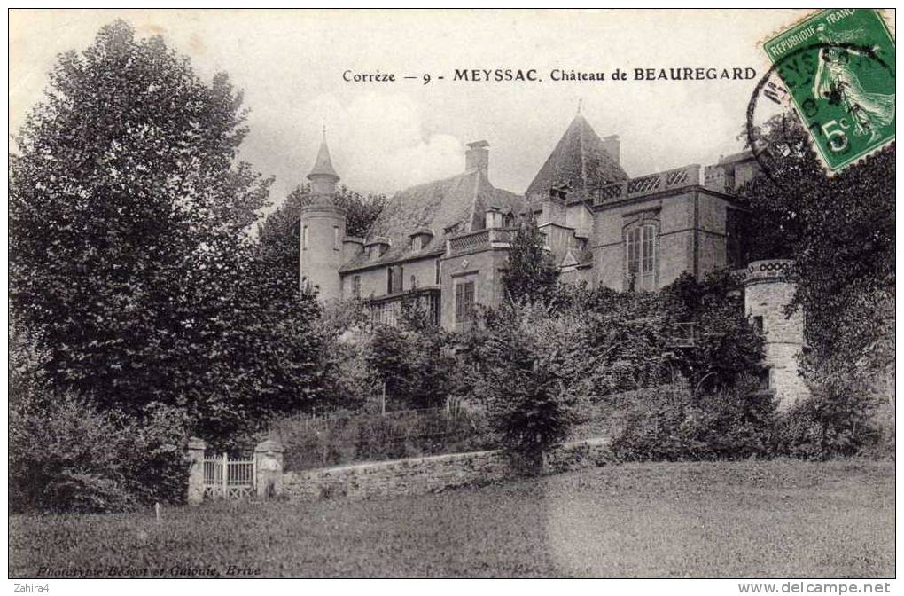 Corrèze - 9 - Meyssac, Chateau De Beauregard  -  Phototypie Beyssot Et Guionie, Brive - Other & Unclassified