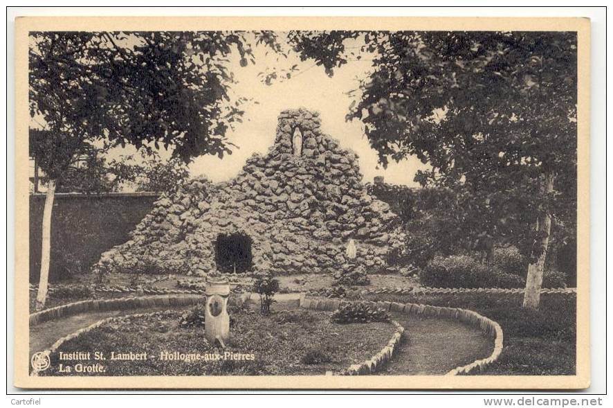 HOLLOGNE AUX PIERRES-INSTITUT ST. LAMBERT-LA GROTTE-GROTTE DE LOURDES-PAS ENVOYEE-EDIT. ERN.THILL-BRUXELLES - Grâce-Hollogne