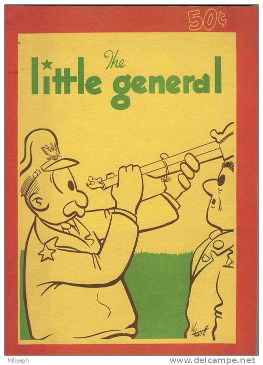 THE LITTLE GENERAL - By Howard Wyrauch - Cartoons - Dessins Humoristiques US - Humour Guerre  +/- 1950        (3249) - English