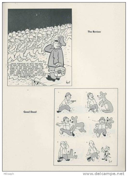 THE LITTLE GENERAL - By Howard Wyrauch - Cartoons - Dessins Humoristiques US - Humour Guerre  +/- 1950        (3249) - Inglese