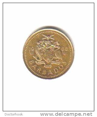 BARBADOS    5  CENTS  1988   (KM # 11) - Barbades