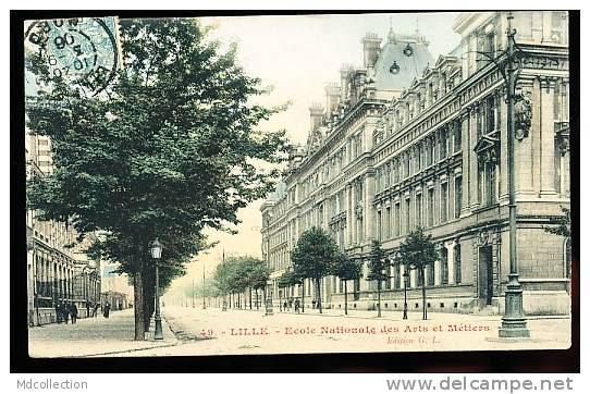 59 LILLE / Ecole Nationale D'Arts Et Métiers / BELLE CARTE COULEUR - Lille