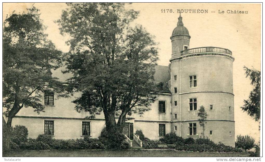 CPA 42 BOUTHEON LE CHÂTEAU  1916 - Andrézieux-Bouthéon