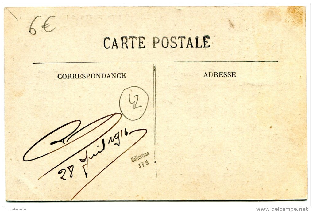 CPA 42 BOUTHEON LE CHÂTEAU  1916 - Andrézieux-Bouthéon