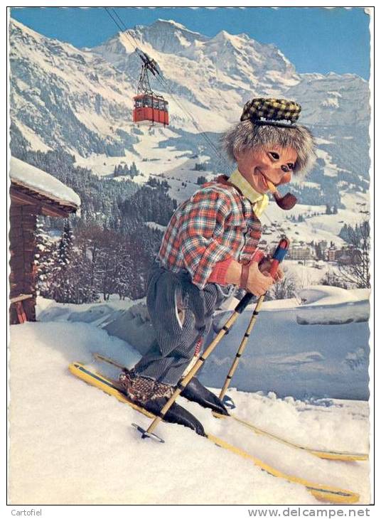 MECKI-WINTERSPORT!-CARTE ENVOYEE-VERZONDEN KAART-1967 - Mecki