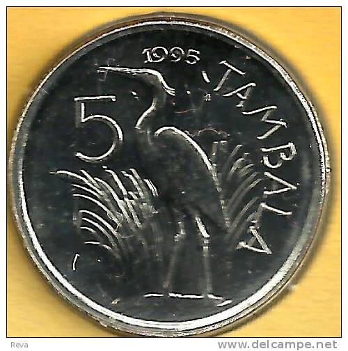 MALAWI 5 TAMBALA BIRD FRONT EMBLEM BACK 1995 KM? UNC READ DESCRIPTION CAREFULLY !!! - Malawi