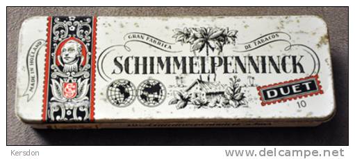 Boite A Cigares Métal - Schimmelpennnick - Vide - RARE - Tabaksdozen (leeg)