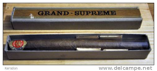 Cigare Le Grand Supreme Et Son étui - RARE Pour Collectionneur - Contenitori Di Tabacco (vuoti)