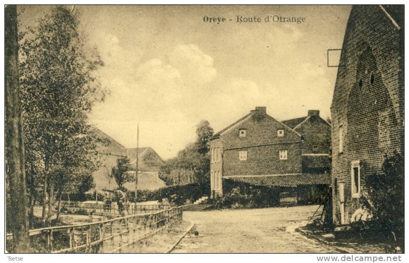 Oreye - Route D'Otrange -1934 ( Voir Verso ) - Oreye