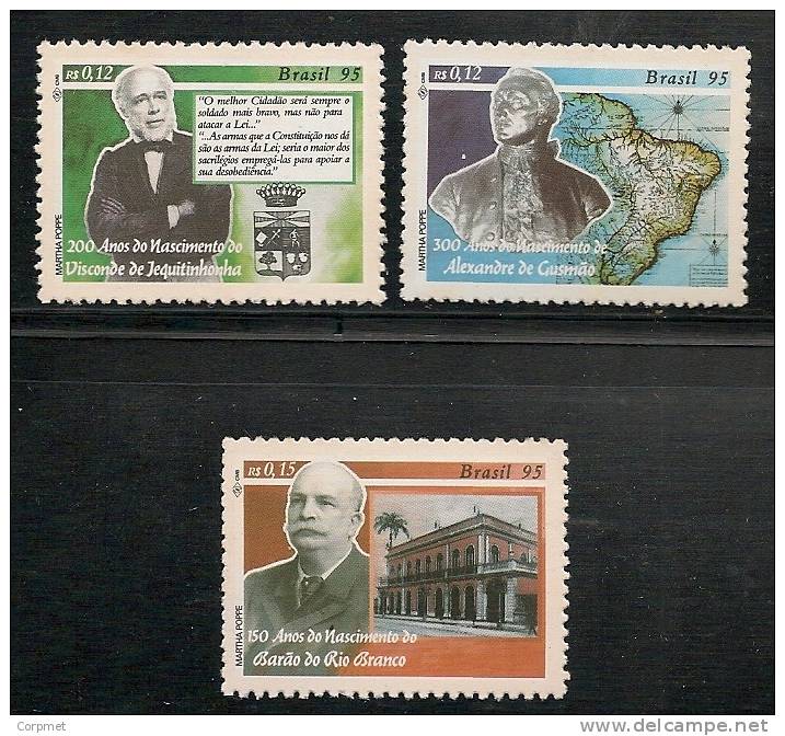 BRAZIL - 1995 ANNIVERSARIES    - Yvert # 2225/7 - MINT NH - Unused Stamps