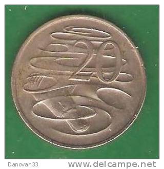 20  Cent  AUSTRALIE   1967  (PRIX FIXE)   (AV22) - 20 Cents