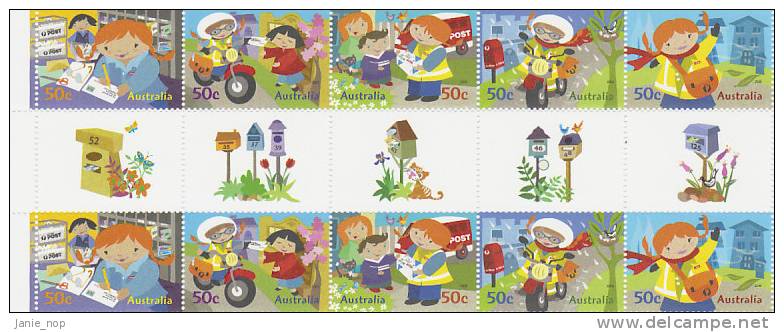 Australia 2006 Postie Kate Gutter Strip - Sheets, Plate Blocks &  Multiples