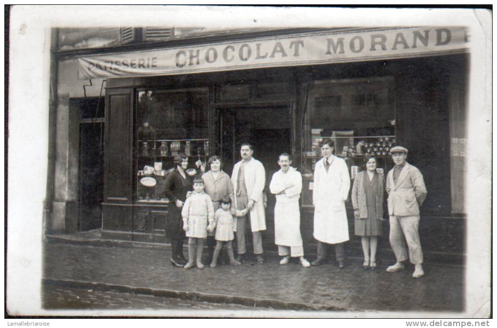 CARTE PHOTO - CHOCOLAT MORAND - Magasins