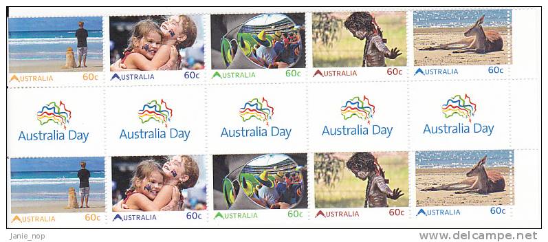 Australia 2011 Living Australian Day Gutter Strip MNH - Sheets, Plate Blocks &  Multiples