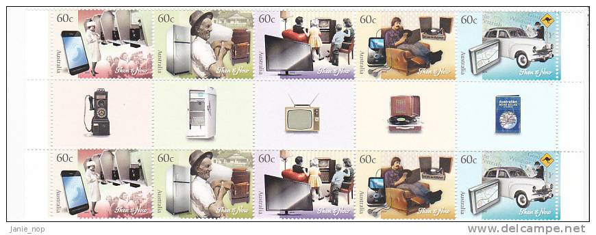 Australia 2012 Technology Gutter Strip MNH - Fogli Completi