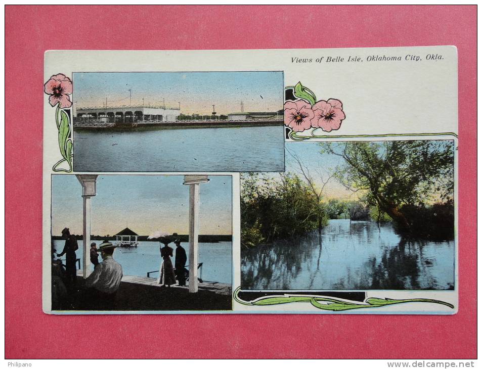 Views Of Belle Isle  Ca 1910 Not Mailed  ==   =ref 905 - Oklahoma City