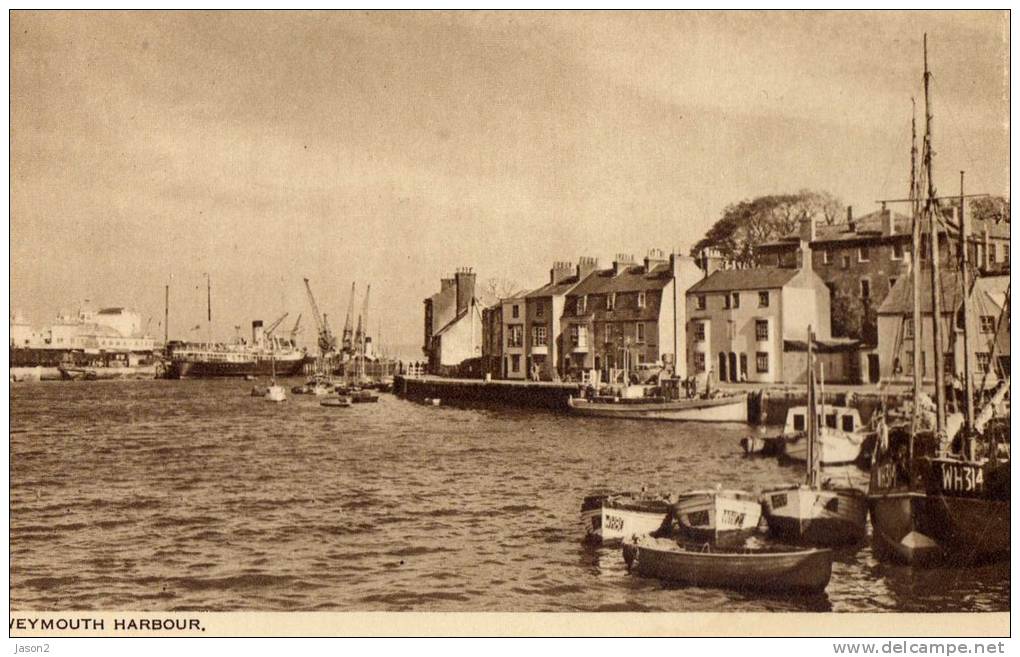 CPA WEYMOUTH HARBOUR 1949 - Weymouth