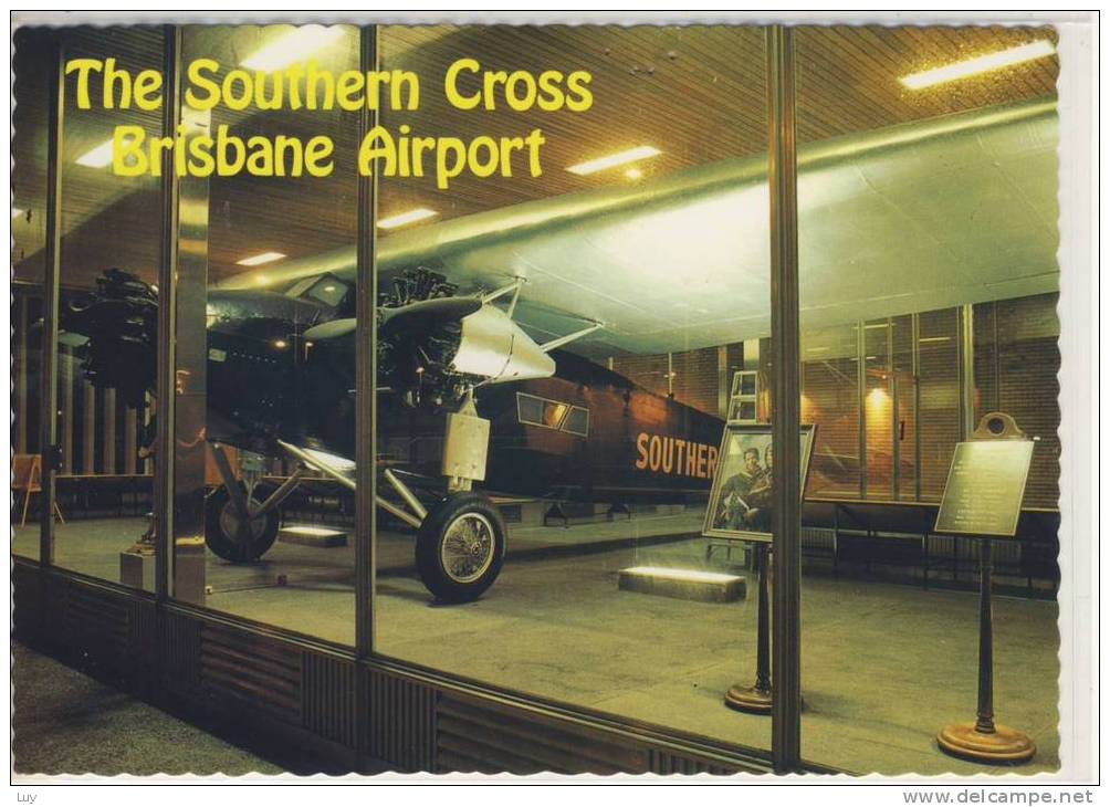 AUSTRALIA - The SAUTHERN CROSS At BRISBANE AIRPORT,  Fokker F.VIIb / 3m Trimotor Monoplane - Brisbane