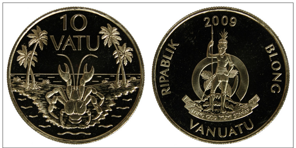 VANUATU 10 VATU 2009 (Granchio) FDC/UNC §738 - Vanuatu