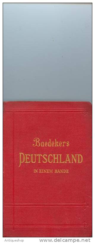 Baedekers-----Deutschland In Einem Bande - Allemagne (général)