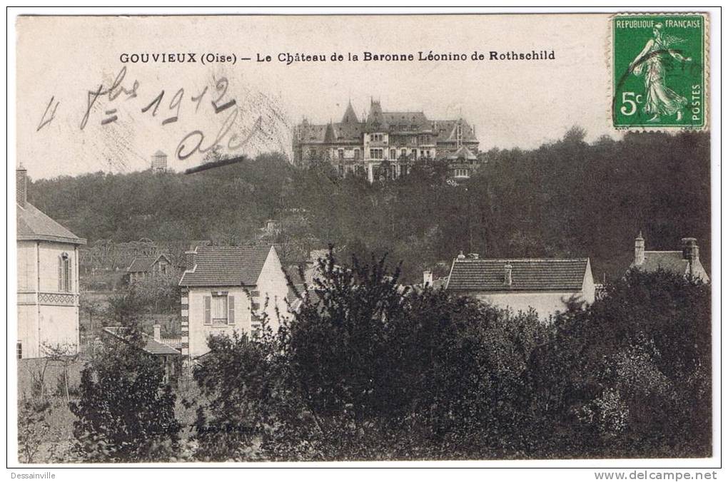 GOUVIEUX  CHÂTEAU BARONNE LEONINO DE ROTHSCHILD - Gouvieux