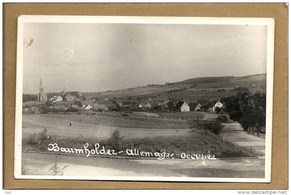 BAUMHOLDER   CAMP  DE  BAUMHOLDER  ALLEMAGNE  OCCUPEE - Birkenfeld (Nahe)