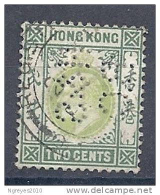 130203049  HONG KONG  G.B.  YVERT   Nº  63  PERFORATED - Used Stamps