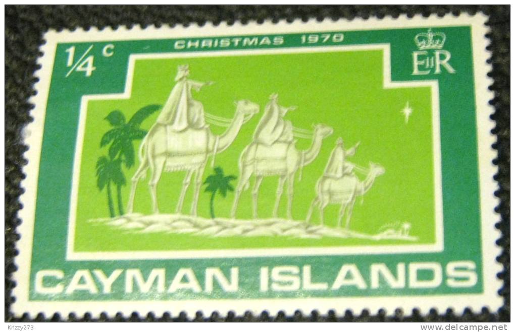 Cayman Islands 1970 Christmas 3 Kings 0.25c - Mint - Caimán (Islas)