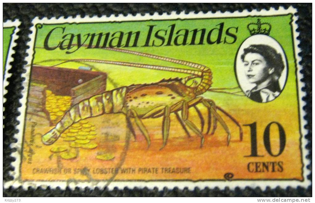 Cayman Islands 1974 Crawfish 10c - Used - Kaaiman Eilanden