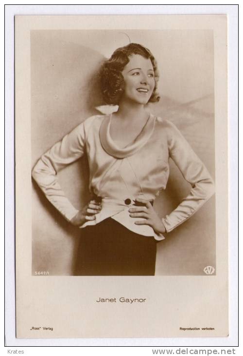 Postcard - Janet Gaynor   (9118) - Actors