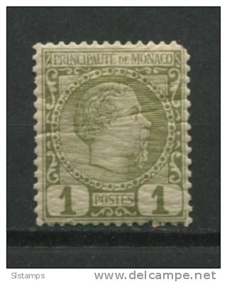 Monaco 1885 Sc 1 Mh Prince Charles III - ...-1885 Vorphilatelie