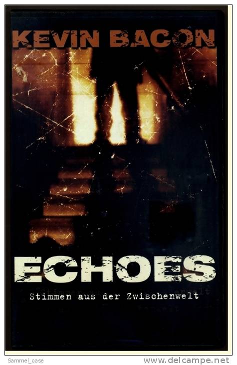 VHS Video Thriller ,  Echoes - Stimmen Aus Der Zwischenwelt  - Mit Kevin Bacon, Kathryn Erbe, Illeana Douglas - Von 1999 - Crime