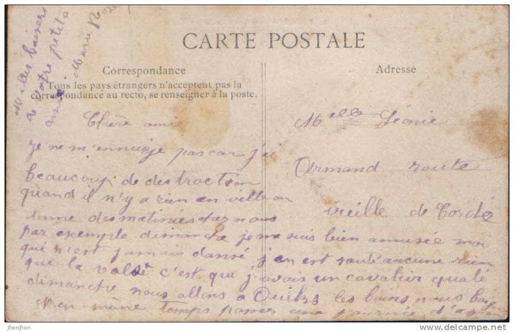 Algerie-Carte Postale-Tebessa-Ruines De La Basilique-2/scans - Tebessa